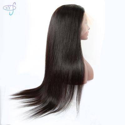 China Silky Straight Wave XYS Full Lace Wigs In 100% Real Bone Straight With Braiding Hair High Quality Brazilian Remy Baby Hair Wig for sale