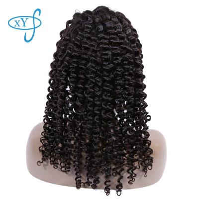 China Raw Lace Front Hairband Wig, Wholesale Virgin Remy Front Lace Wig, African Short Dreadlock Deep Wave Virgin Wig For Black Women for sale