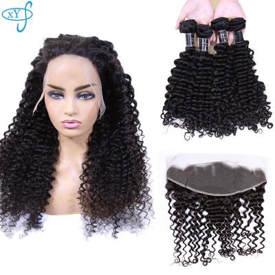 China Wholesale 200 Density Deep Wave Human Hair Wig Brazilian 360 Lace Frontal Wig 13x6 HD Water Wave Clear Lace Frontal for sale