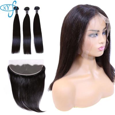 China xyshair silky straight wave dangle straight hair wigs, brazilian virgin hair straight lace front hair wigs, wholesale price swiss lace frontal wig for sale