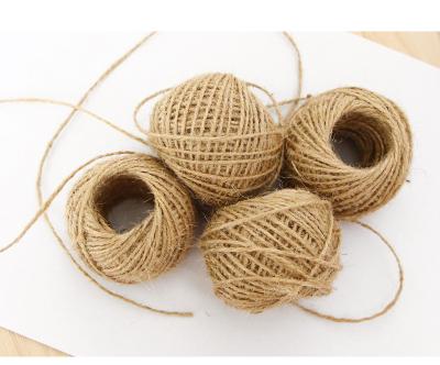 China Natural Jute Rope DIY Brown Hemp Twine Twine Cord Natural Jute Rope for sale