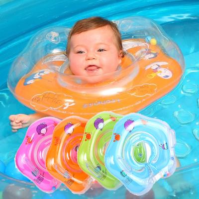 China Child Neck Baby Swim Ring Float Ring Safety Double Infant Newborn Adjustable Swimming Pad for sale