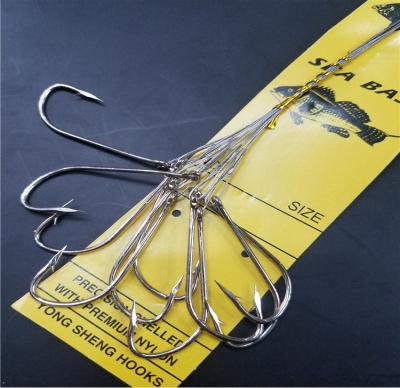 China Fishing Hook Feeder Hook Stainless Steel Fish Hook Rigs Leader for sale