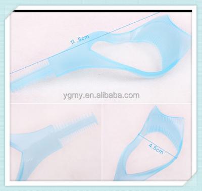 China Plastic Eyelash Brush Three-in Partition Card Type Makeup Pad Aid for sale