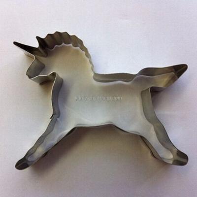 China Viable Cartoon Horse Cookie Cutter Mold Cake Decorating Cookie Pastry Baking Mold for sale