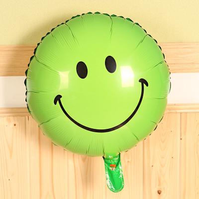 China Round Air Balloons Decoration Happy Birthday Wedding Foil Helium Balls Face Smile Face Toys for Children for sale