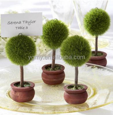 China Festivals Wedding Favor Tree Topiary Photo and Place Card Holder for sale