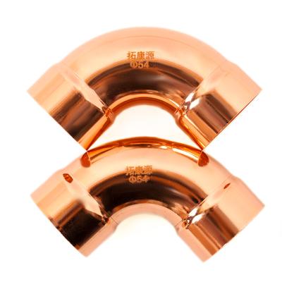 China Medical RV Gas Copper Fittings 45 Degree Fitiing Copper Elbow 90 Degree Copper Elbow for sale