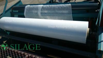 China 1.28m*2400m Wide Silage Baling Use Barrier Film Replacing Bale Net for New Zealand for sale