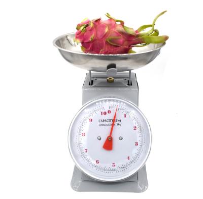 China Best mechanical kitchen weighing scale for food  spring kitchen scale 1kgx5g   2kgx10g   3kgx10g   5kgx20g  10kgx50g for sale