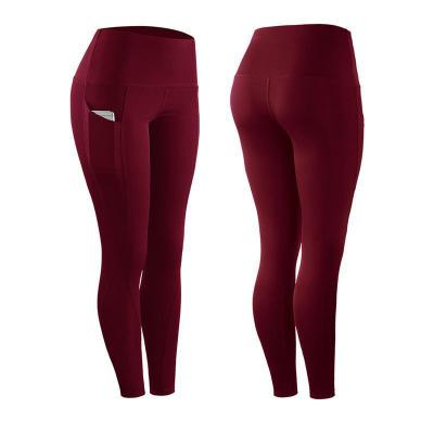 China Custom Seamless Logo Woman Breathable Premium Sport Snagging Resistance Fast Delivery Seamless Hot Yoga Pants Leggings With Pouch for sale