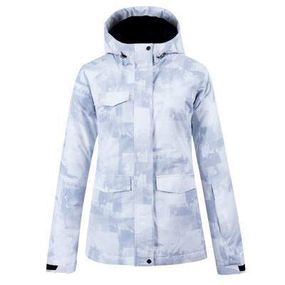 China 2021woman ski jacket printing breathable custom ski jackets with all over print for sale