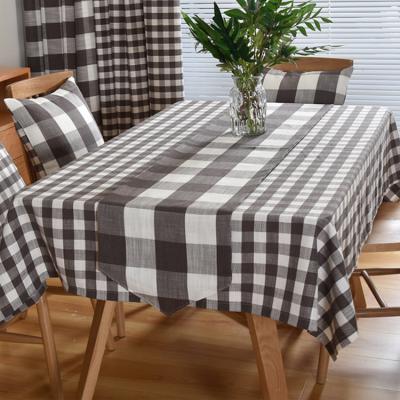 China Decoration Waterproof Polyester Table Cloth Recycle Dubai Table Cover For Home for sale