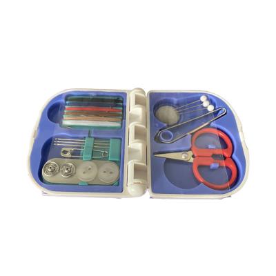 China High Quality PP+PET Complete Tools Emergency Use Button Pin Set Box Custom Sewing Kits For Traveler for sale