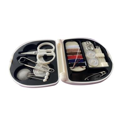 China PP+PET Amazon Hot Selling Storage Box Home Button Pin Scissors Cross Stitch Diy Set Travel Sewing Kit for sale