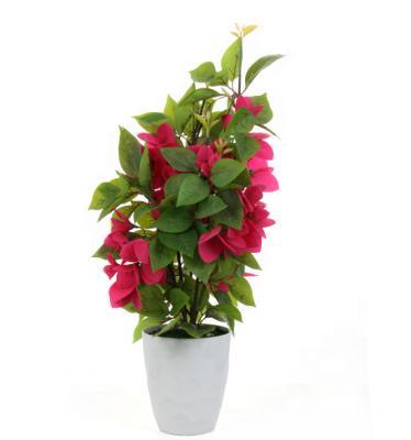 China Real Touch Layout Wedding Decoration Bush High Quality Hot Selling Artificial Potted Flower for sale