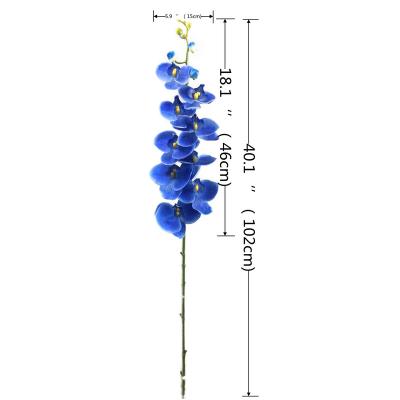 China Home Decor Artificial Flower Artificial Blue Flower , Real Handmade Artificial Flowers for sale