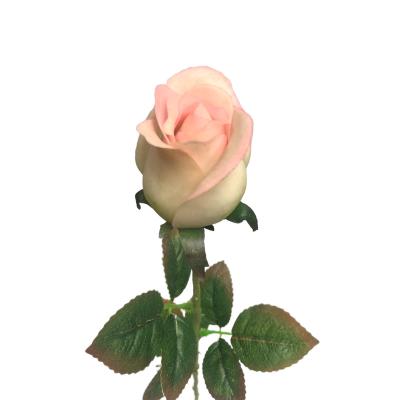 China Rubber Flowers Rose Artificial Making , Artificial Flower Group Rose Wedding Rose for sale