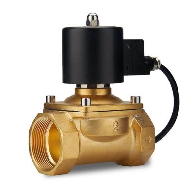 China General Kepler DC12V 24V AC110V 220V Normally Closed Brass Diesel Water Liquid Solenoid Valve for sale