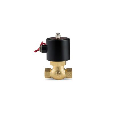 China Kepler Size Brass Material Large Left Press High Temperature Steam Solenoid Valve DN10~DN50 3/8