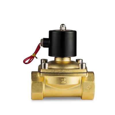 China General Kepler 2W250-25 1 Inch Brass Solenoid Valve Quality Air Water Normally Closed Solenoid Valve for sale