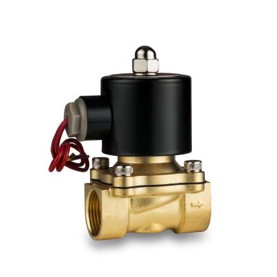 China The General Kepler 2W DN25 1 Inch Valve Water Electric Solenoid Valve DC12V Normally Closed Brass Material 24V AC110V 220V for sale