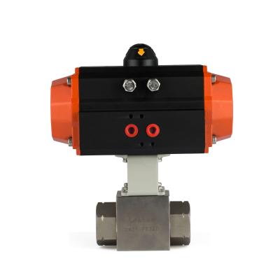 China Kepler Stainless Steel Sanitary Steam Ball Valve Thread High Pressure Pneumatic Connection DN8~DN25 1/4