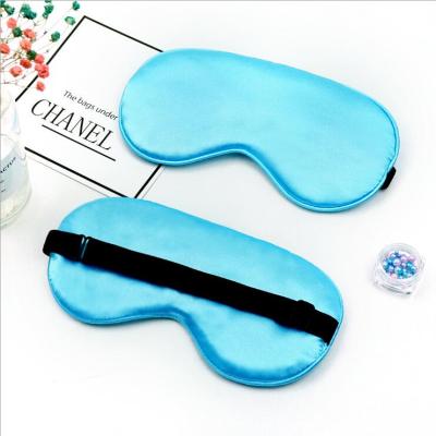 China Wholesale Essential Diffuse Custom Logo Diffuse Travel Anti-Wrinkle Stain Water Eye Mask Imitation Silk Eye Mask for sale