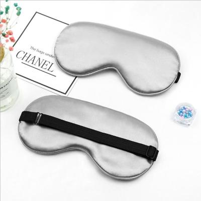 China Custom wholesale silk mulbery silk eye masks wholesale Anti-wrinkle faux mulberry silk eye mask FAUX silk eye mask for sale