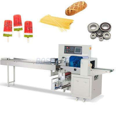 China horizontal automatic pouch bread packing machine food pillow packaging machine for sale