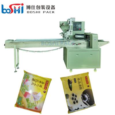 China Professional automatic flow bread frozen vegetable wafer packing machine zu verkaufen