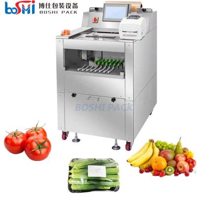 China High Qualitylemon fragrant food Cling Film Packaging guava navel Plastic Cling Film Packing Machine for sale