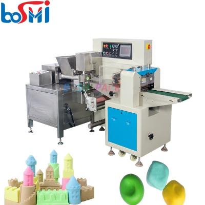 China 304 stainless steel air dry modeling clay packing machine super air play dough extruder machine for sale