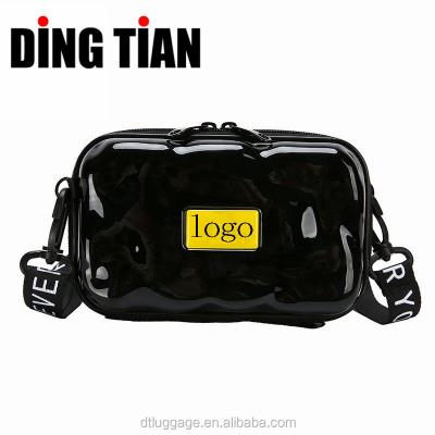 China Portable Daily Suitcases Makeup Bag With Lights Shadow Shape Mini Hard Shell Luggage Plastic Special PC Customized 7/8 Dingtian Unisex for sale