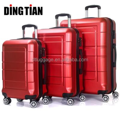 China Holiday Hot Sale on New Amazon Designs ABS/PC Custom Logo Trolley Bags Carryon Luggage and Hardside 3PCS Set Briefcase for sale