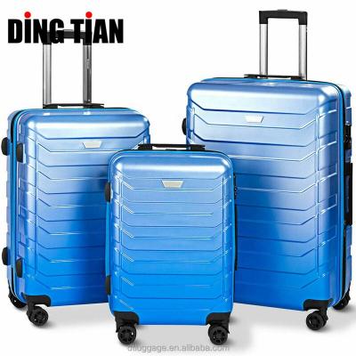 China 3PCS Koffer Daily Set Carry-On Suitcase Set Clean Design Trolley Bag Travel Luggage Sets In Size 20 24 28inch for sale