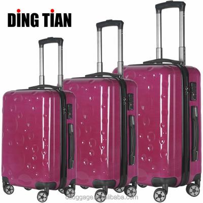 China ABS Daily Hot Sale Simple Design Travel Hand Trolley Travel Suitcases Moving Bags Luggage Hand Sets for sale