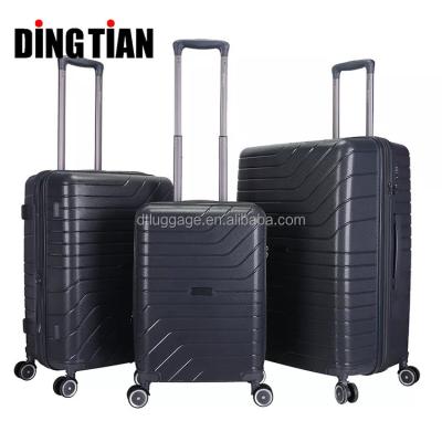 China Newest Design 20inch24inch 28inch Daily PP Briefcase Kofferset Trolley Bags Trolley Luggage Set Suitcase PP Material for sale