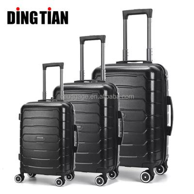 China PP Daily Briefcase Set PP Bag Suitcases Roll Up Luggage 3 Pieces Price Suitcase Cheap Luggage Set for sale