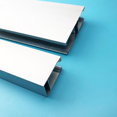 China Traditional White Powder Coating Rectangular Window Extrusion Imported Aluminum Profiles From China for sale