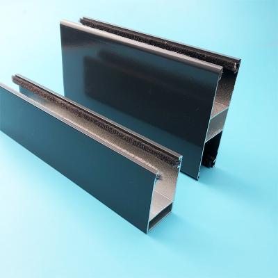 China Factory direct sales traditional industrial extruded aluminum assembly line profiles bracket aquarium view blocking sun groove for sale