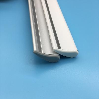 China Traditional Interior Ministry Decoration Curtain Rail Track Bottom Rope Operated Accessories Aluminum Metal Factory American Curtain Underbeam for sale