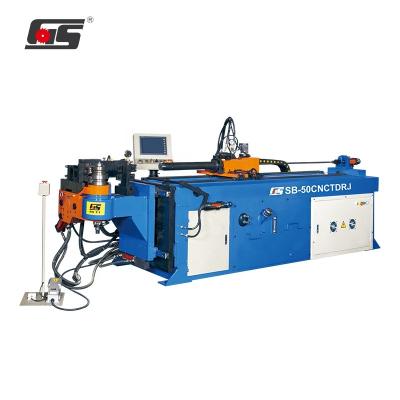 China Building Material Shops SB-50CNCTDRJ CNC Steering Bender Machine Stainless Steel Metal Exhaust Left Hydraulic Tube Pipe Bending Machine for sale