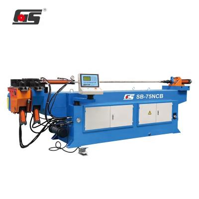 China Building Material Shops SB-75NCB Hydraulic Single Head Stainless Steel Pipe Bending Machine Stainless Tube Bender for sale