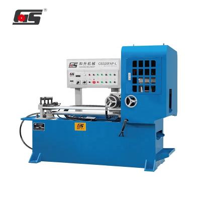 China CS-325 pneumatic building material stores/servo auto feeding aluminum metal pipe cutting machine circular saw machine for sale