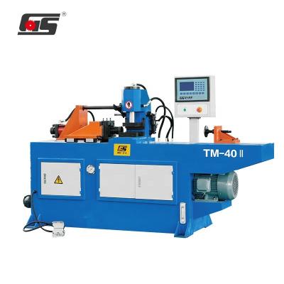 China Building Material Shops TM-40 Stainless Steel Pipe End Cap Sealing Forming Machine For Tube End Closing for sale