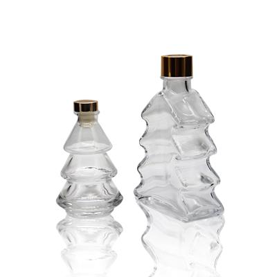 China Eco - Friendly Recyclable Gass Bottle Accept Customization Mini Beverage Bottles For Christmas Decorations for sale