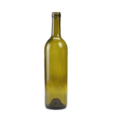 China 500ml 750ml Red Wine Glass Bottles Champagne Glass Bottle Red Glass Recyclable Wine Bottles for sale