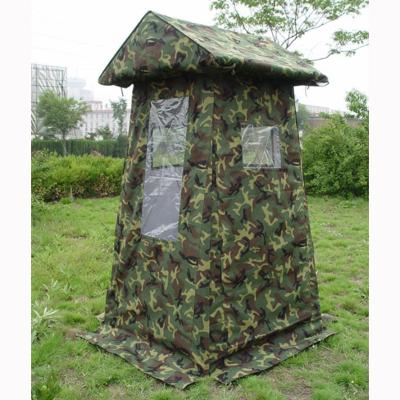 China Straight Bracing Type Bachelor Army Sentry Tent Customized Color Canvas Military Soldier Tent for sale