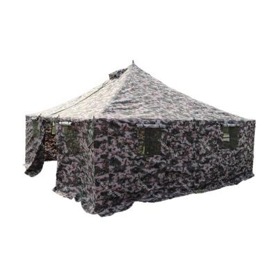 China Anti Water Easy To Build A Large Windproof Space , Large Army Tent Military Fabric Tent Tear-Resistant Canvas Adult Teepee Tent for sale